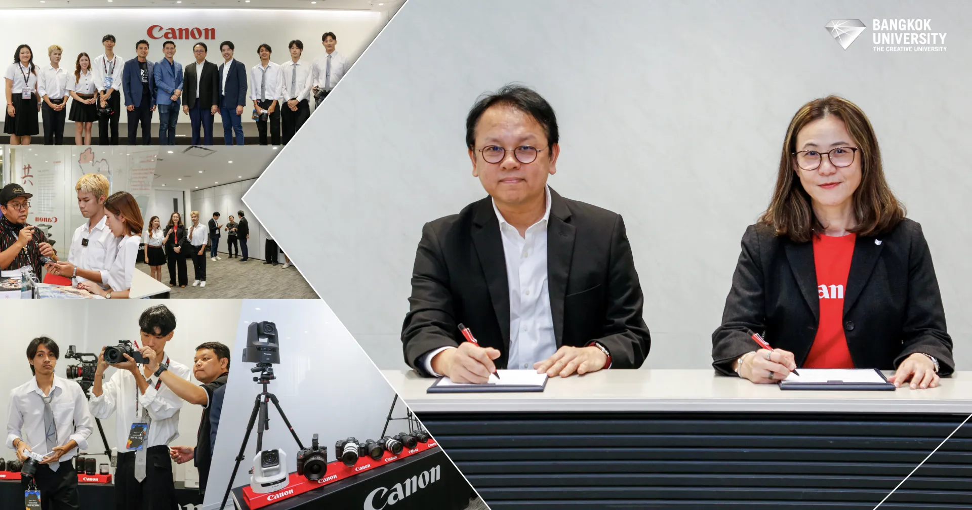 คณะนิเทศศาสตร์ จับมือ Canon ต่อยอดองค์ความรู้ สร้างทักษะลงมือทำจริงสู่การเรียนรู้มืออาชีพ