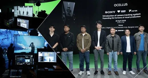 Bangkok University Partners with Sony Thailand to Demonstrate "OCELLUS" for the First Time in Thailand — Opening the World of Virtual Production and Immersive Experience Design