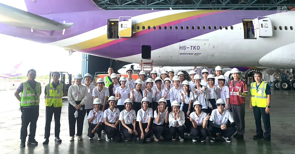 "Opening the World of Air Cargo" — Students Experience Aviation Logistics with Thai Airways