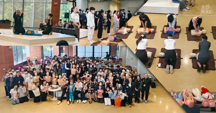 BU AIR X สถาบันเวชศาสตร์การบินพัฒนาทักษะรับมือเหตุฉุกเฉินบนเครื่องบิน