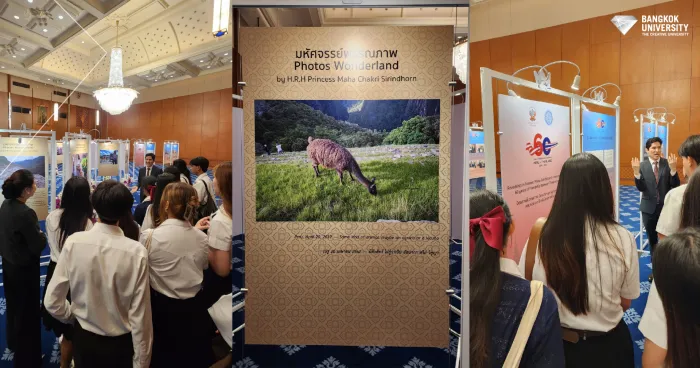 HTM Students Experience Experiential Learning Through 60th Anniversary Thai-Peru Friendship Photo Exhibition