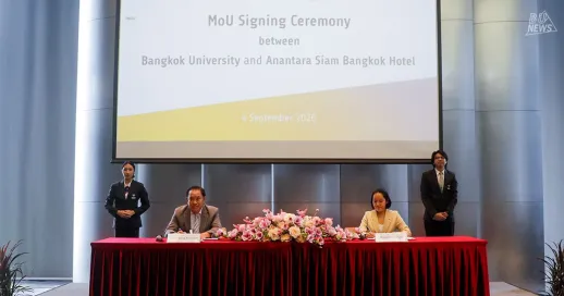 HTM Signs MoU with Anantara Siam Bangkok Hotel, Connecting Learning to the World of Ultra Luxury Hospitality