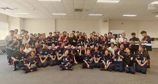 Opening the World of Airline Kitchens — Airline Business Management Students Learn Airline Catering with THAI Catering