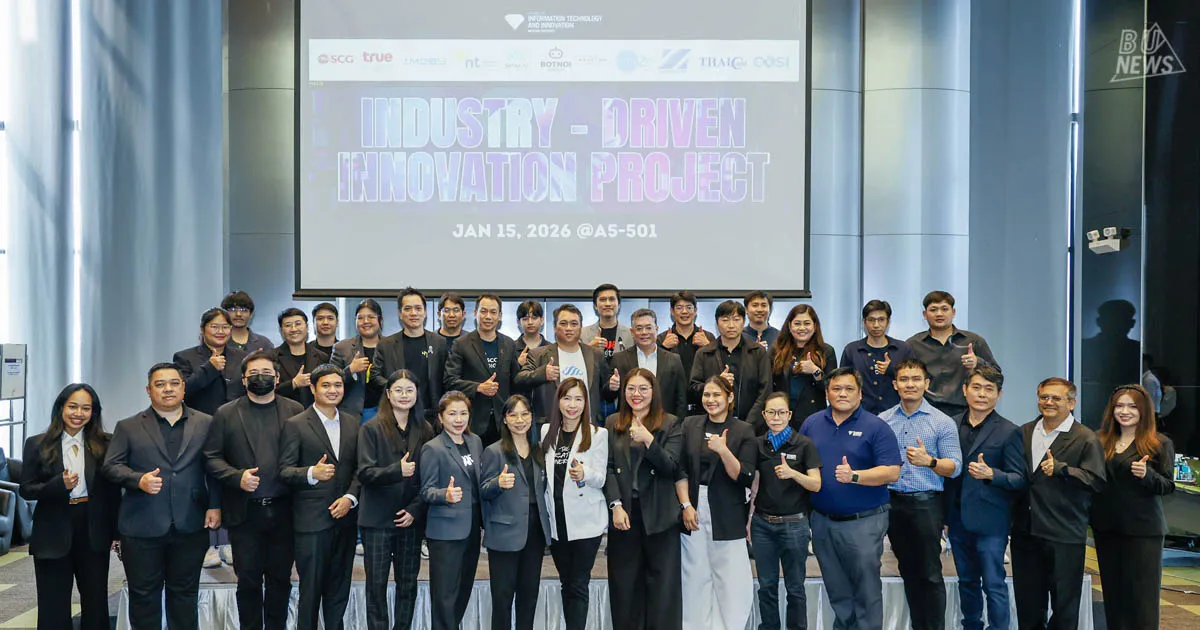 School of Information Technology and Innovation launched the Industry-Driven Innovation Project, the first pilot project of the Department of Computer Science and Information Technology, focusing on learning from "real industrial sector challenges" to develop students' potential to be ready for real work in the rapidly changing world of business and technology.