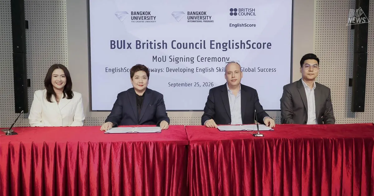BU International X British Council EnglishScore พัฒนาความสามารถทางภาษาอังกฤษให้นักศึกษามีความพร้อมสู่การทำงานในระดับสากล