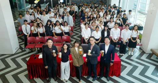 International Business Management Department, School of Business Administration, organized the 24th BU International Business Consulting Program (BU-IBCP) in collaboration with Jian Cha Co., Ltd., a producer and distributor of tea under the JIAN CHA brand, with branches across Thailand and internationally.