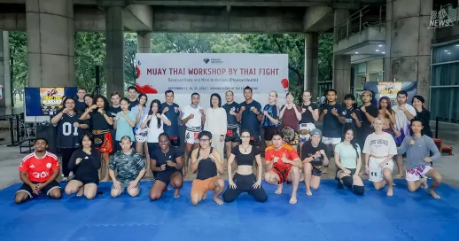 Get Moving Through the "Muay Thai Workshop by Thai Fight" — Learning Balance of Body and Mind