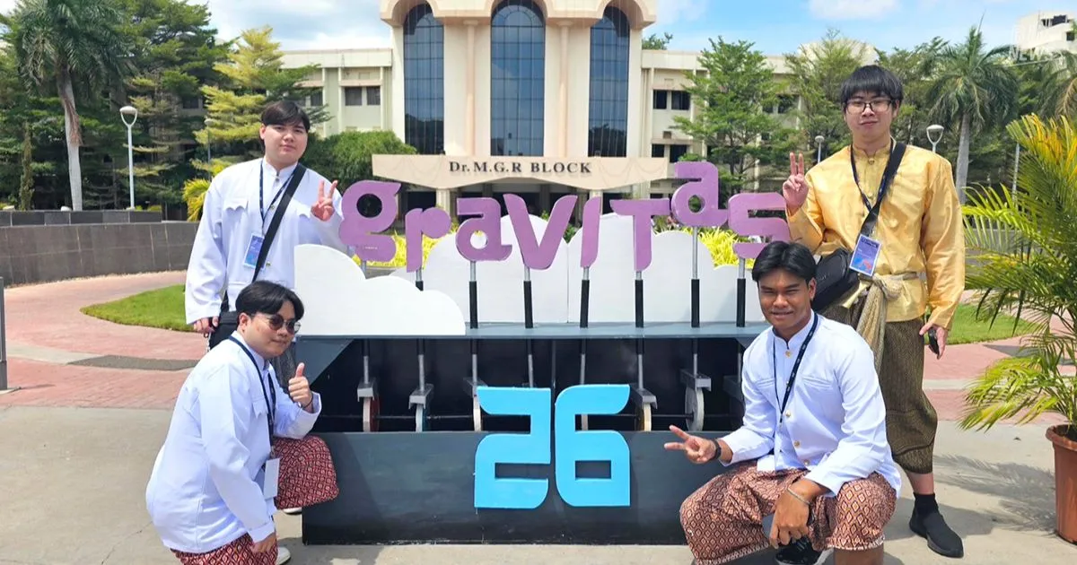 เด็ก BU เติมประสบการณ์ข้ามพรมแดนเวทีนวัตกรรม graVITas 2026 ประเทศอินเดีย