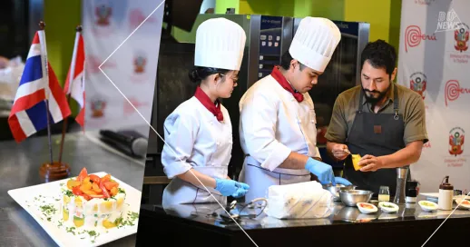 School of Humanities and Tourism Management, in collaboration with the Embassy of Peru in Thailand, organized a "Cultural Culinary Activity: Peruvian Cuisine Presentation" as part of the course Spanish for Personnel in Tourism and Hospitality Industry — designed to develop foreign language skills alongside cultural learning, and to give students the opportunity to exchange perspectives in an international context.