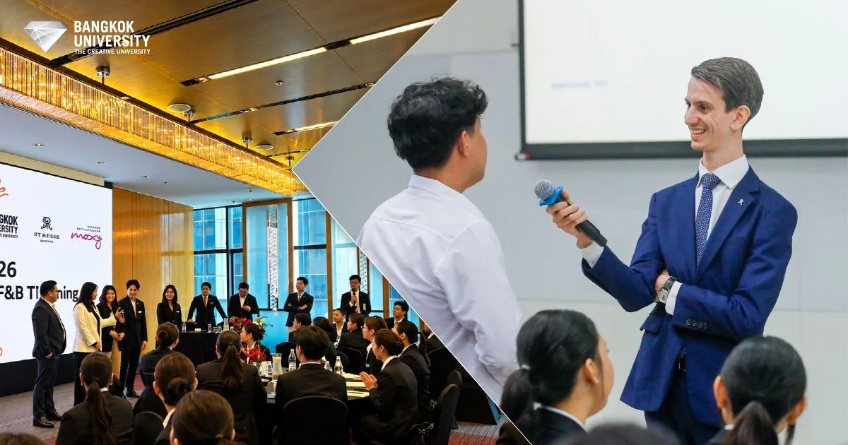 BUI x Marriott Thailand เตรียมความพร้อมนักศึกษาก่อนเข้าสู่การเรียนรู้และฝึกปฏิบัติงานจริง