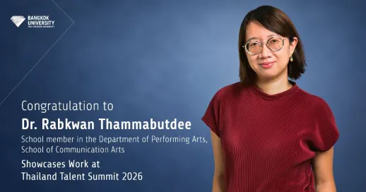 Communication Arts Lecturer Showcases Work at Thailand Talent Summit 2026